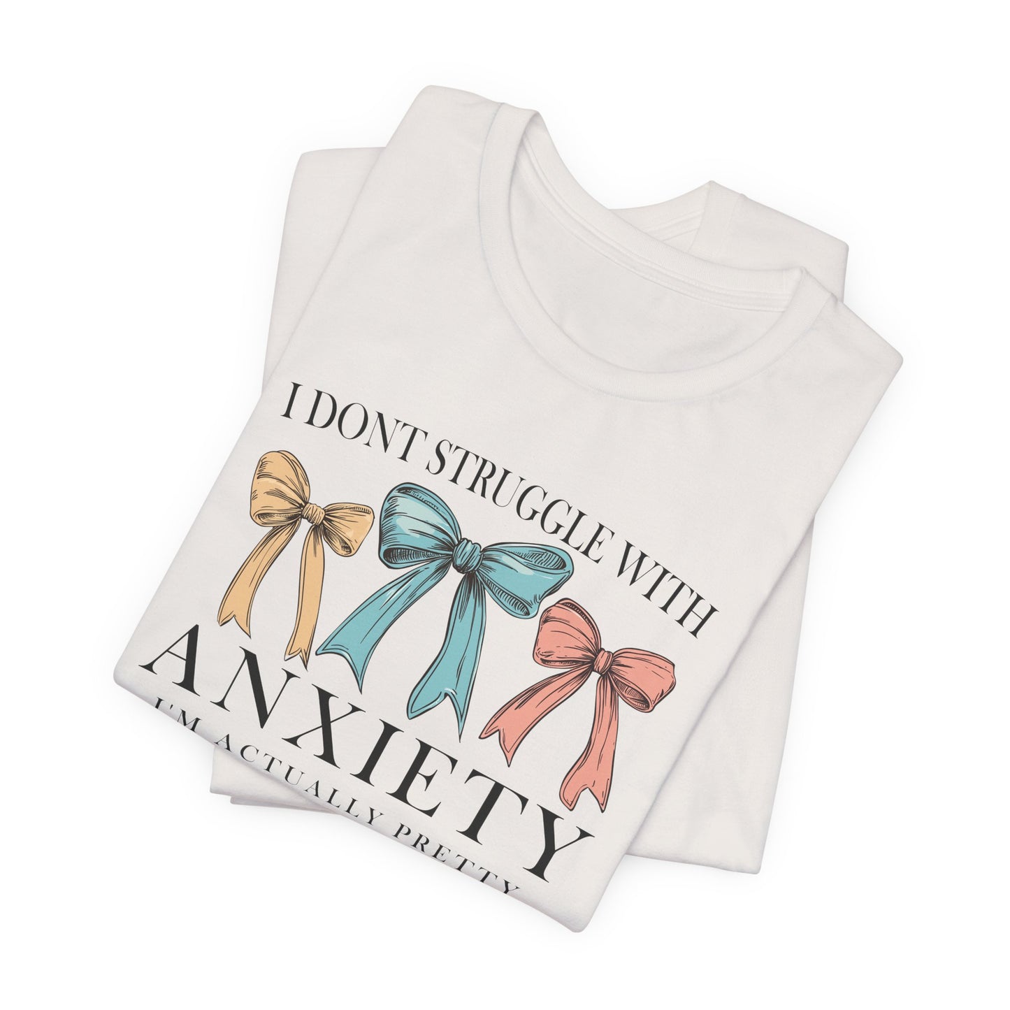 Anxiety Awareness Tee, Comfortable Unisex Shirt, Support Mental Health, Empowering Gift, Everyday Casual Wear