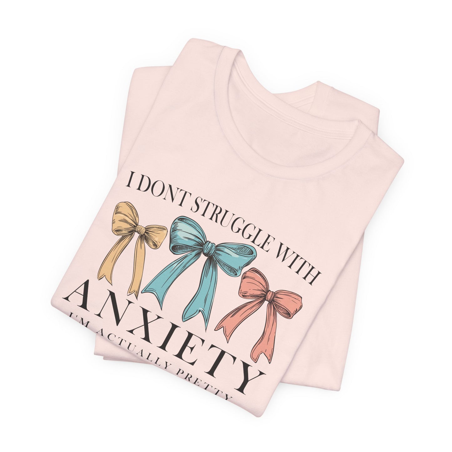 Anxiety Awareness Tee, Comfortable Unisex Shirt, Support Mental Health, Empowering Gift, Everyday Casual Wear