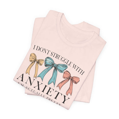Anxiety Awareness Tee, Comfortable Unisex Shirt, Support Mental Health, Empowering Gift, Everyday Casual Wear