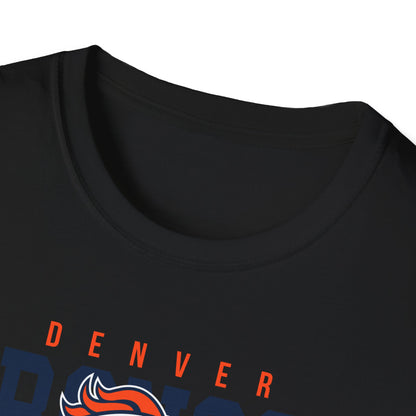 Denver Broncos Unisex Softstyle T-Shirt, Football Tee, Game Day Shirt, Sports Apparel, Fan Gear, Gift for Sports Lovers