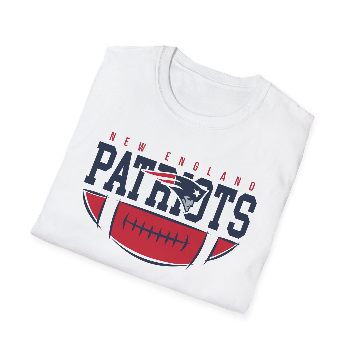 New England Patriots Unisex Softstyle T-Shirt | Sports Apparel, Game Day Outfit, Gift for Fans, Comfortable Tee, NFL Merchandise