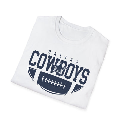 Dallas Cowboys Unisex Softstyle T-Shirt | Casual Fan Gear, Sports Apparel, Game Day Wear, Gift for Football Fans, Team Merchandise