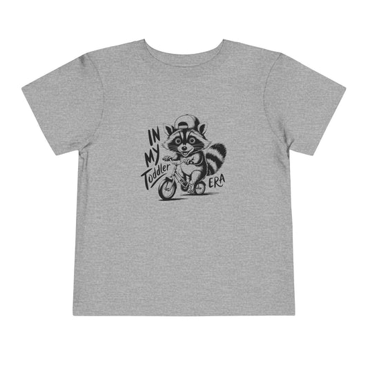 Toddler Raccoon Tee - Adorable Toddler Short Sleeve Shirt, Cute Baby Clothes, Gift for Kids, Playtime Apparel, Cartoon Character Top