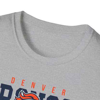Denver Broncos Unisex Softstyle T-Shirt, Football Tee, Game Day Shirt, Sports Apparel, Fan Gear, Gift for Sports Lovers