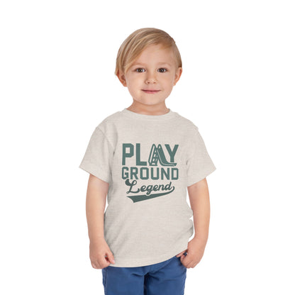 Playground Legend Toddler Tee, Cute Kids Shirt, Birthday Gift, Playwear, Summer Outfit, Toddler Apparel