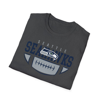 Seattle Seahawks Unisex Softstyle T-Shirt | NFL Fan Apparel, Game Day Shirt, Sports Gift, Casual Wear, Team Spirit Tee