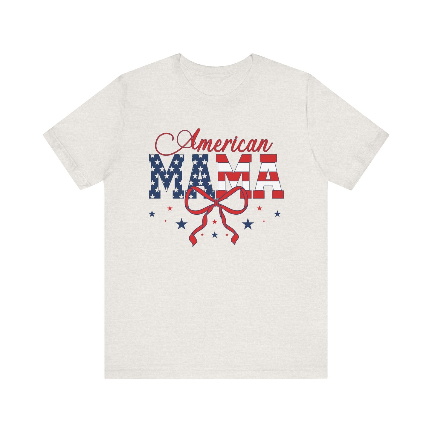 American Mama Patriotic Tee, Fourth of July T-Shirt, Independence Day Shirt, Summer Holiday Apparel, Gift for Moms