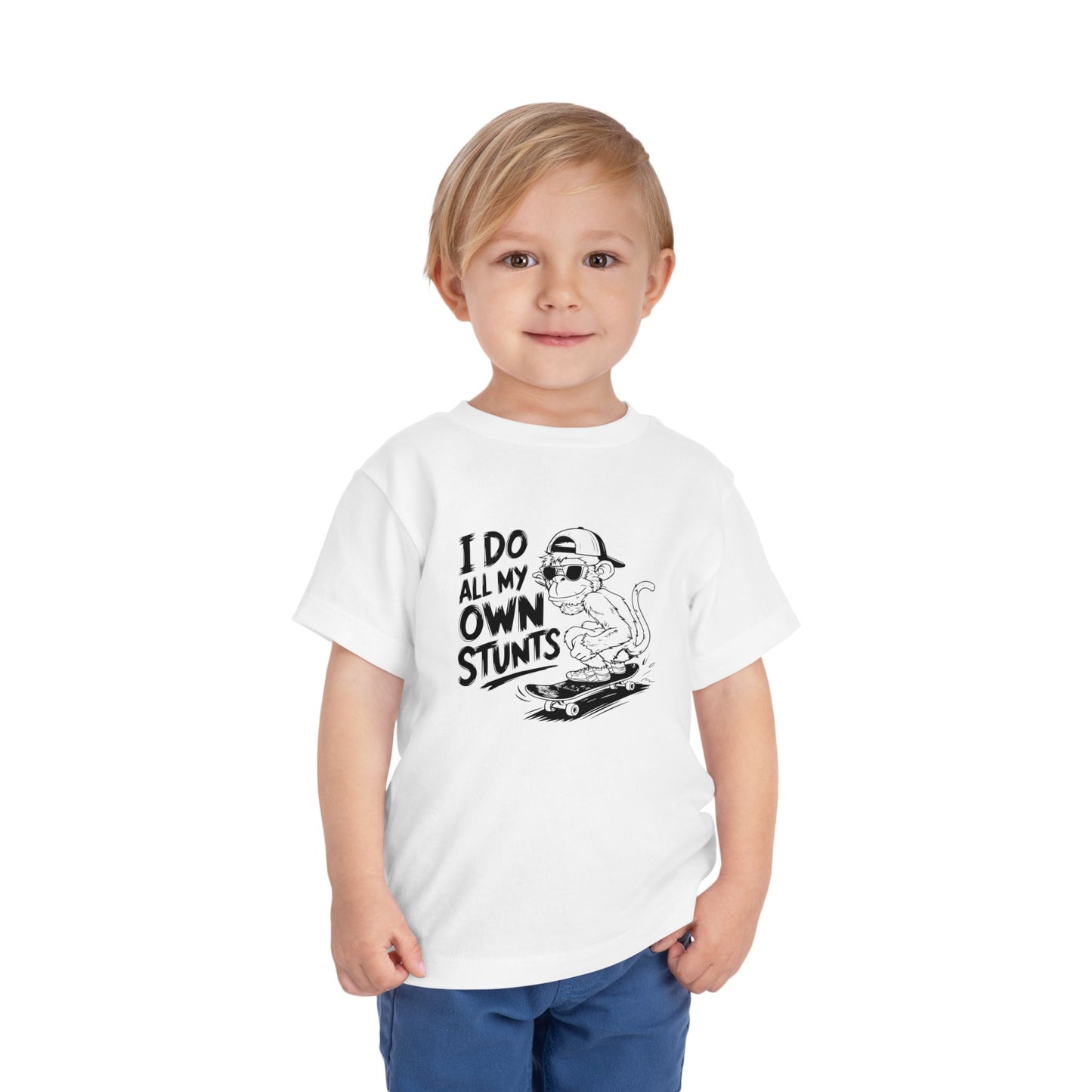 Cool Toddler Tee with Funny Skating Design, Kids Graphic Tee, Gift for Skateboard Lovers, Toddler T-Shirt for Boys, Fun Birthday Shirt
