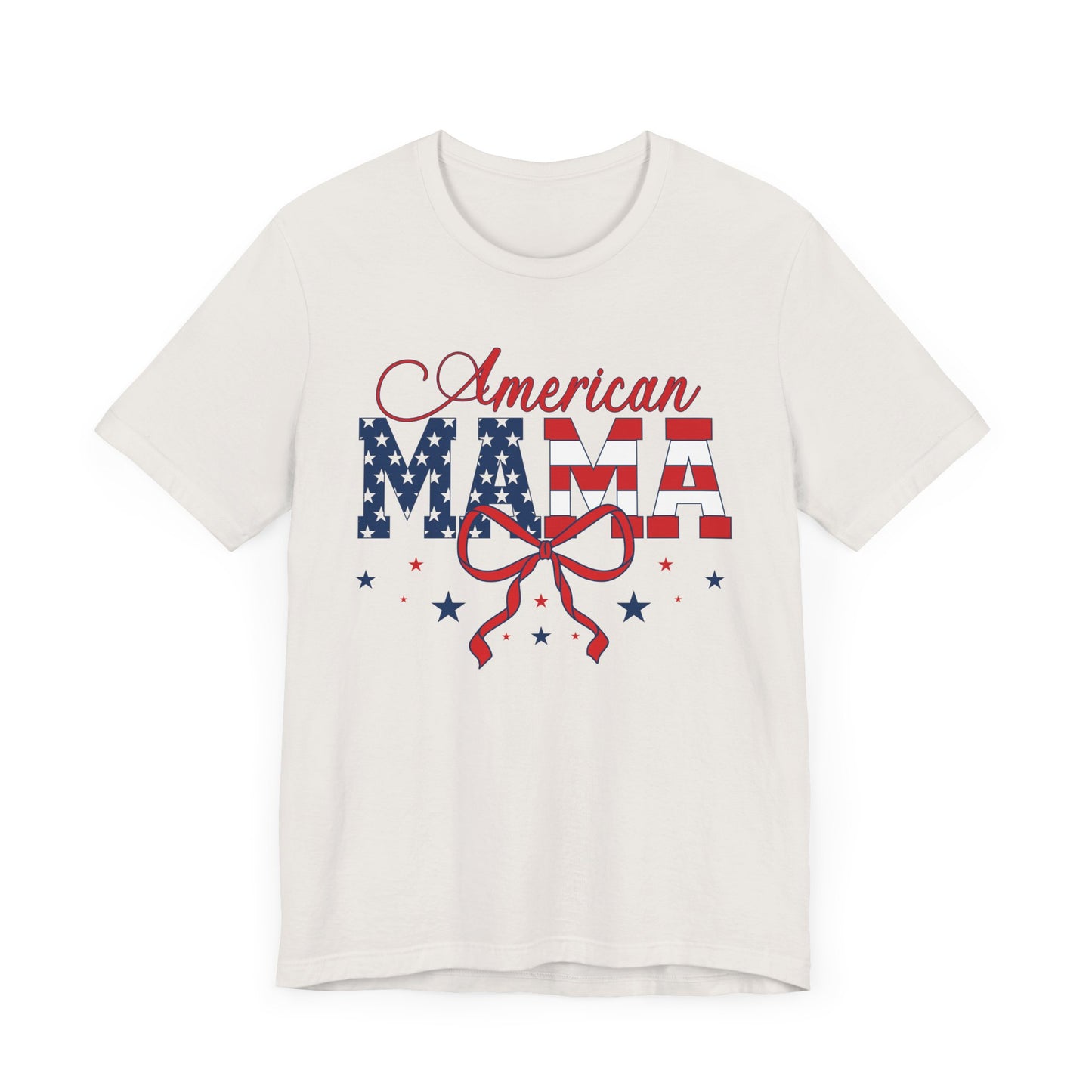 American Mama Patriotic Tee, Fourth of July T-Shirt, Independence Day Shirt, Summer Holiday Apparel, Gift for Moms