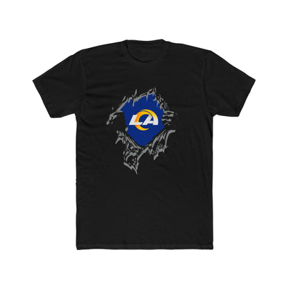 Los Angeles Rams, Unisex Cotton Crew Shirt for Fans, Sports Enthusiasts, Gift for Birthdays, Casual Wear, Team Spirit