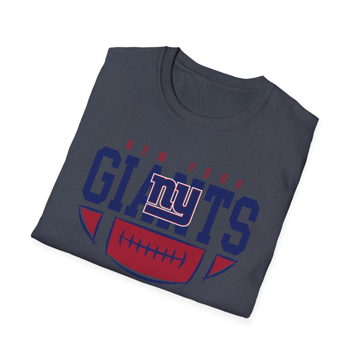 New York Giants Unisex Softstyle T-Shirt | NFL Fan Gear, Game Day Apparel, Sports Merchandise, Casual Wear, Gift for Football Lovers