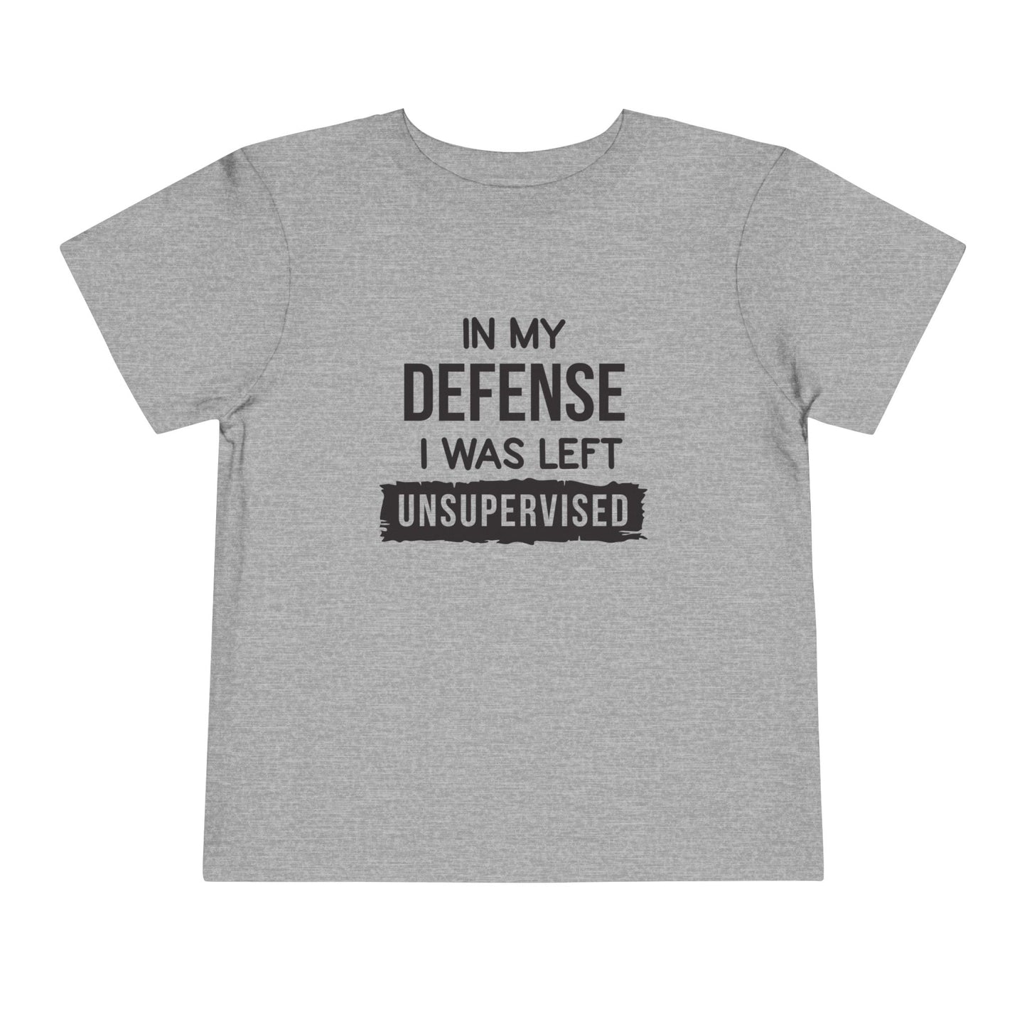 Funny Toddler Tee - "In My Defense I Was Left Unsupervised" - Cute Gift for Kids, Humor Tee, Playtime Wear, Birthday Shirt, Family [...]