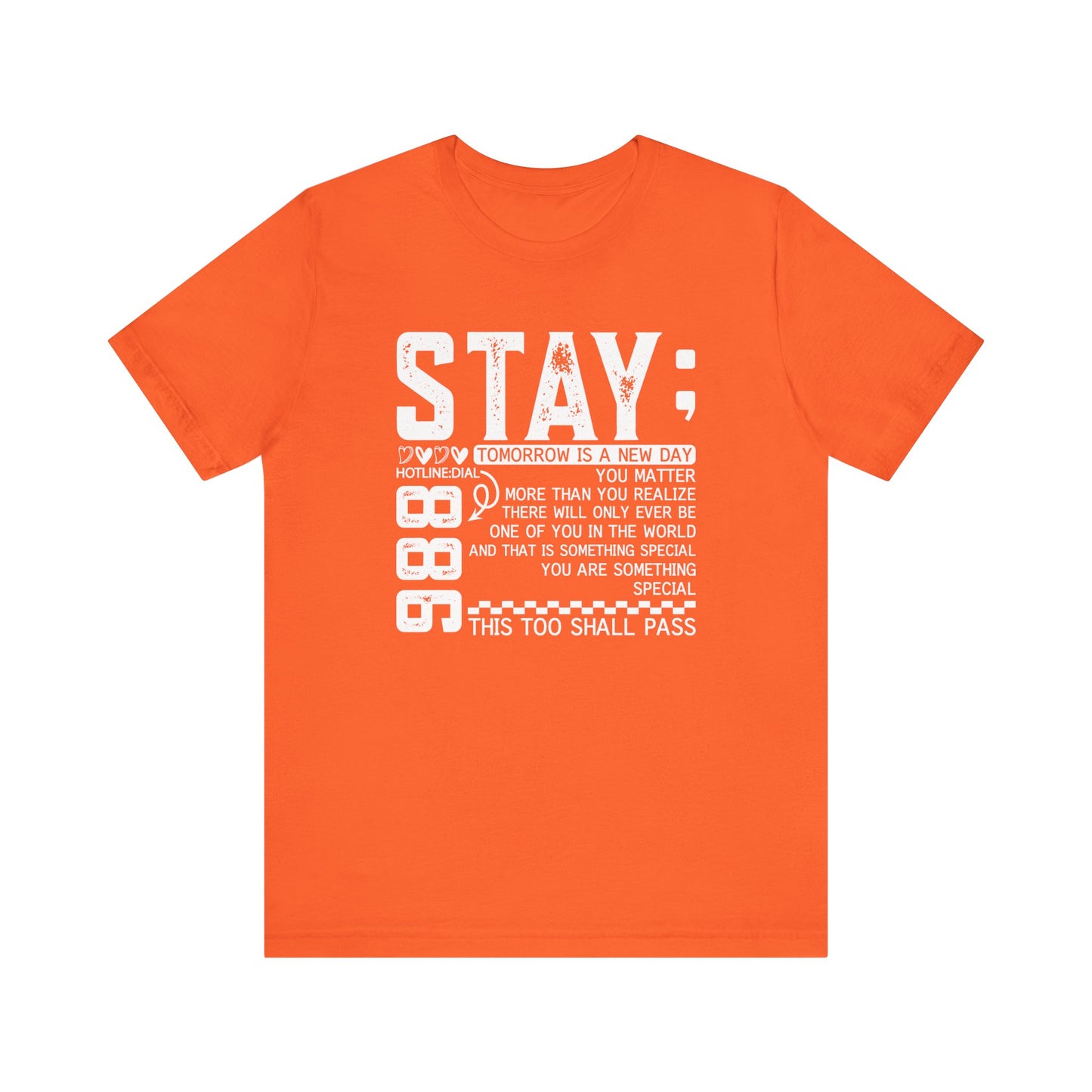 Stay Inspirational Tee, Unisex Motivational Shirt, Positive Quote T-Shirt, Everyday Comfort Wear, Gift for Encouragement