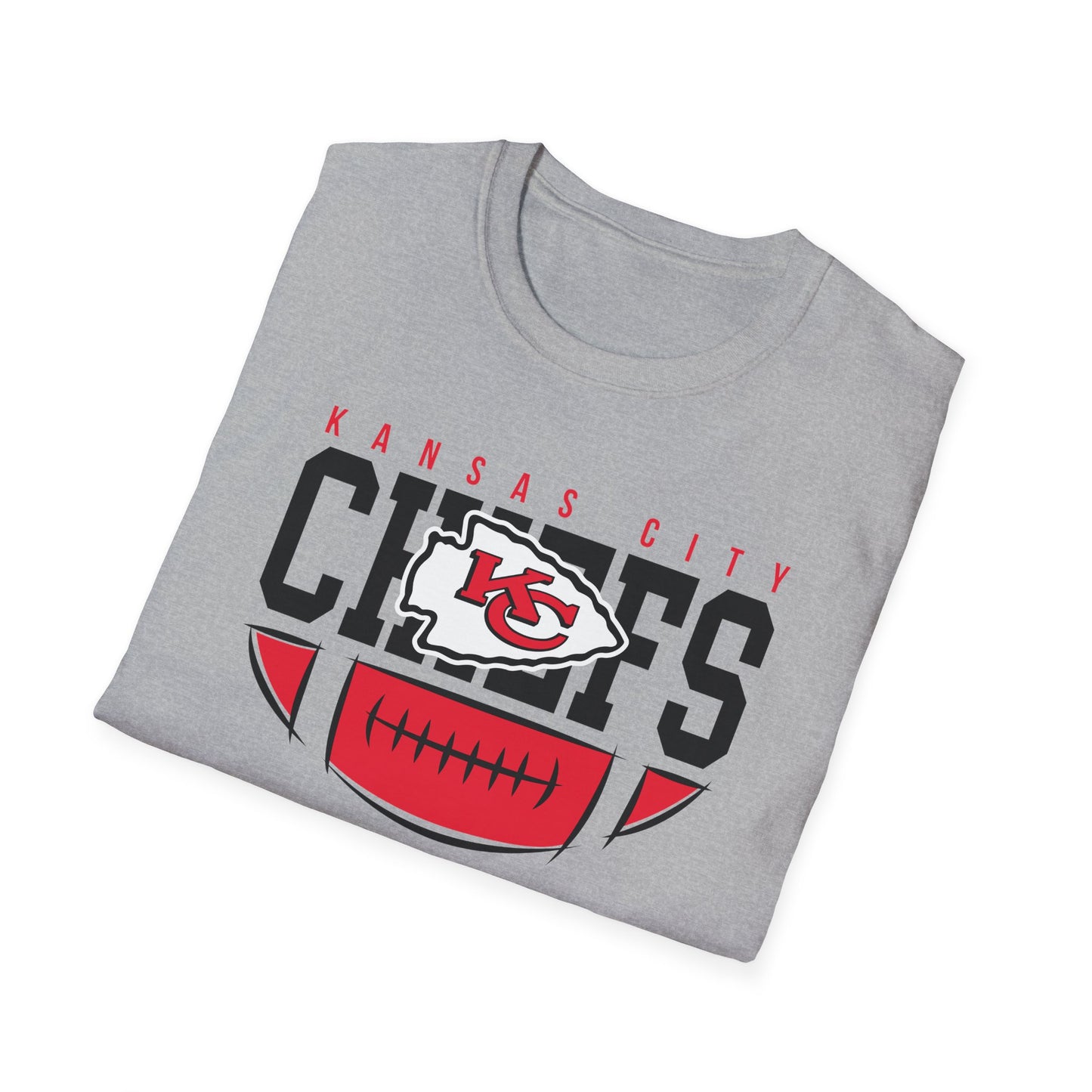 Kansas City Chiefs Unisex Softstyle T-Shirt, Football Fan Tee, Game Day Apparel, Sports Merchandise, Gift for Sports Lovers