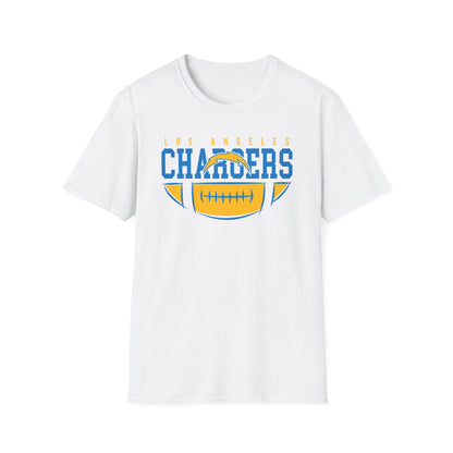 Unisex Softstyle T-Shirt - Chargers Football Pride, Casual Wear, Game Day Tee, Sports Fan Shirt, Gift for Him/Her