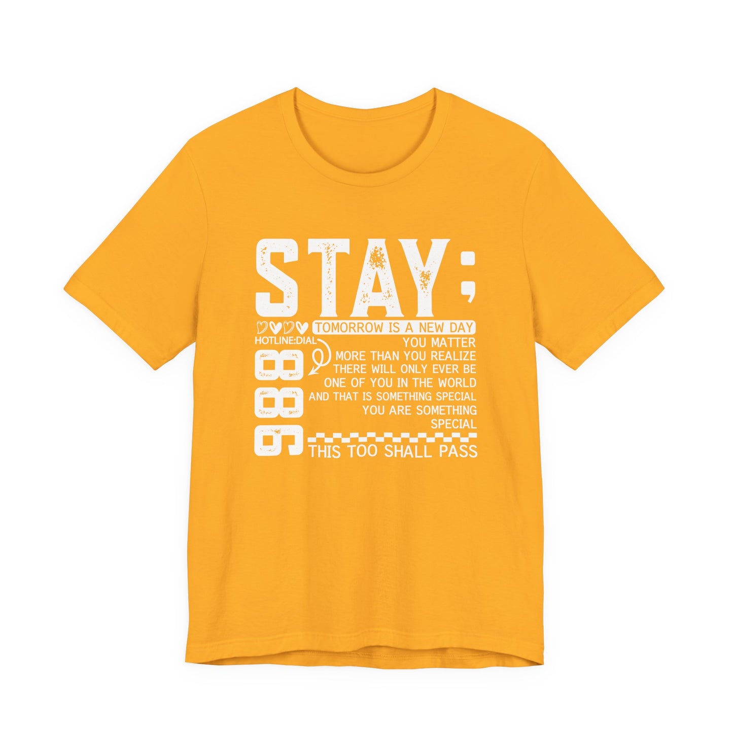 Stay Inspirational Tee, Unisex Motivational Shirt, Positive Quote T-Shirt, Everyday Comfort Wear, Gift for Encouragement