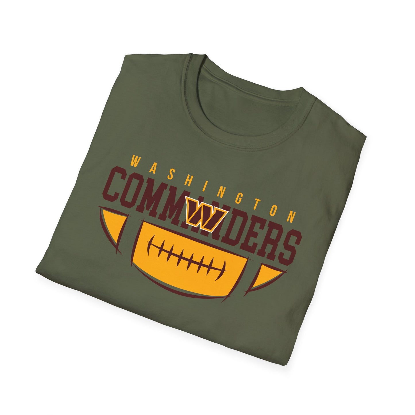 Washington Commanders Unisex Softstyle T-Shirt, Sports Tee, Football Fan Shirt, Casual Wear, Game Day Apparel, Gift for Him or Her