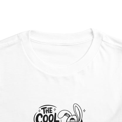 Cool Kid Toddler Tee, Cute Bunny T-Shirt for Kids, Fun Summer Outfit, Birthday Gift, Easter Apparel, Playdate Clothes