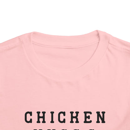 Toddler Chicken Nugs & Mama Hugs Tee - Cute Kids Shirt, Funny Toddler Tee, Gift for Moms, Baby Shower Gift, Playdate Outfit