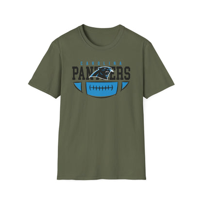 Panthers Logo Unisex Softstyle T-Shirt, Football Fan Tee, Game Day Shirt, Sports Apparel, Casual Wear, Gift for Fans