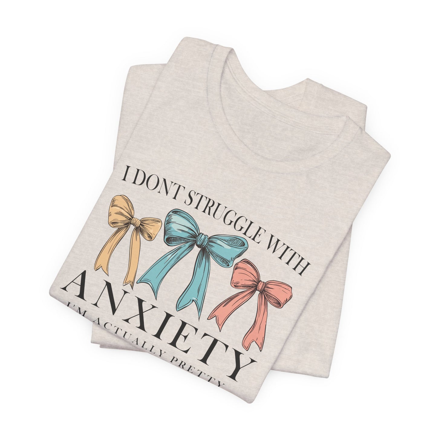 Anxiety Awareness Tee, Comfortable Unisex Shirt, Support Mental Health, Empowering Gift, Everyday Casual Wear
