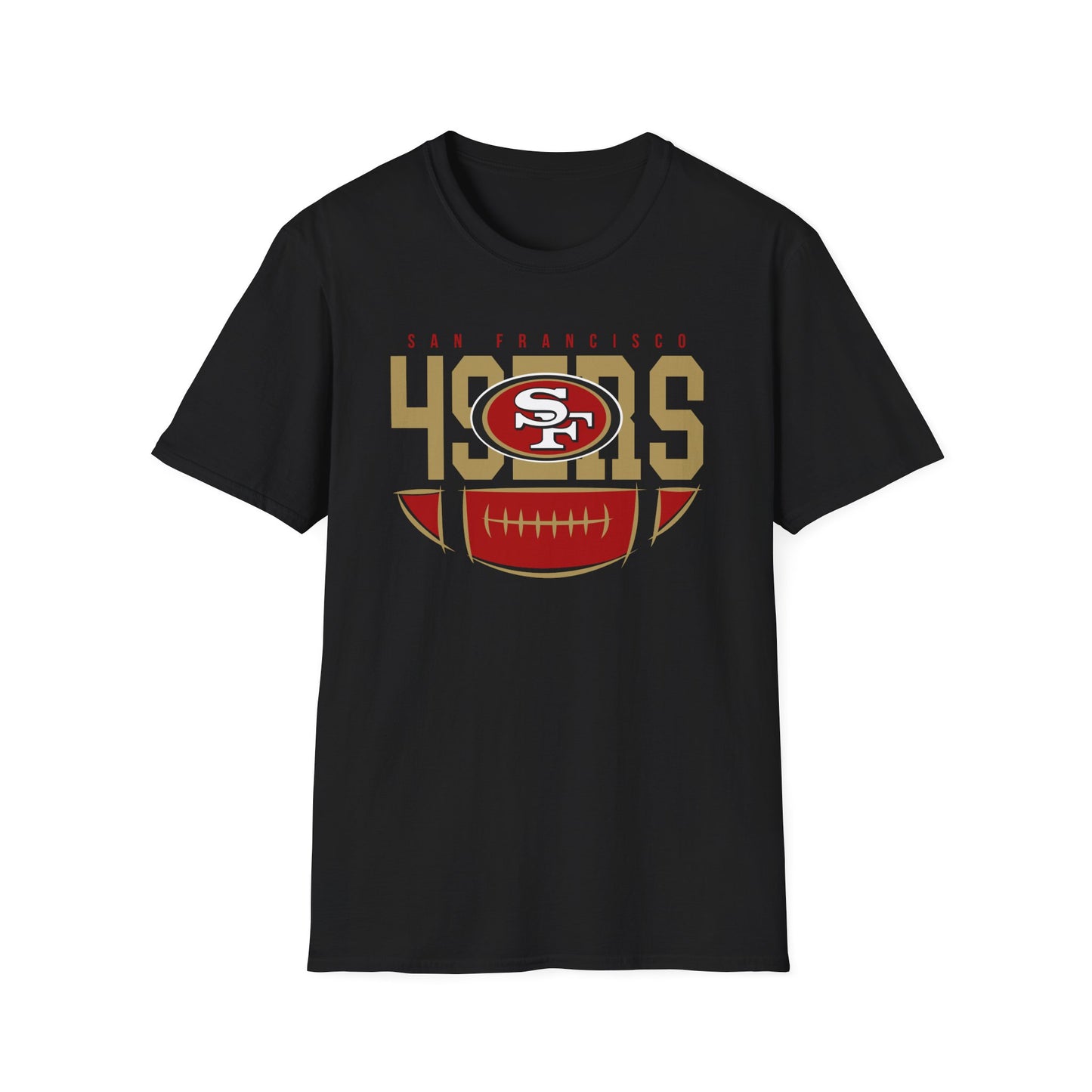 San Francisco 49ers Unisex Softstyle T-Shirt, NFL Fan Apparel, Game Day Tee, Sportswear, Gift for Football Lovers, Casual Style