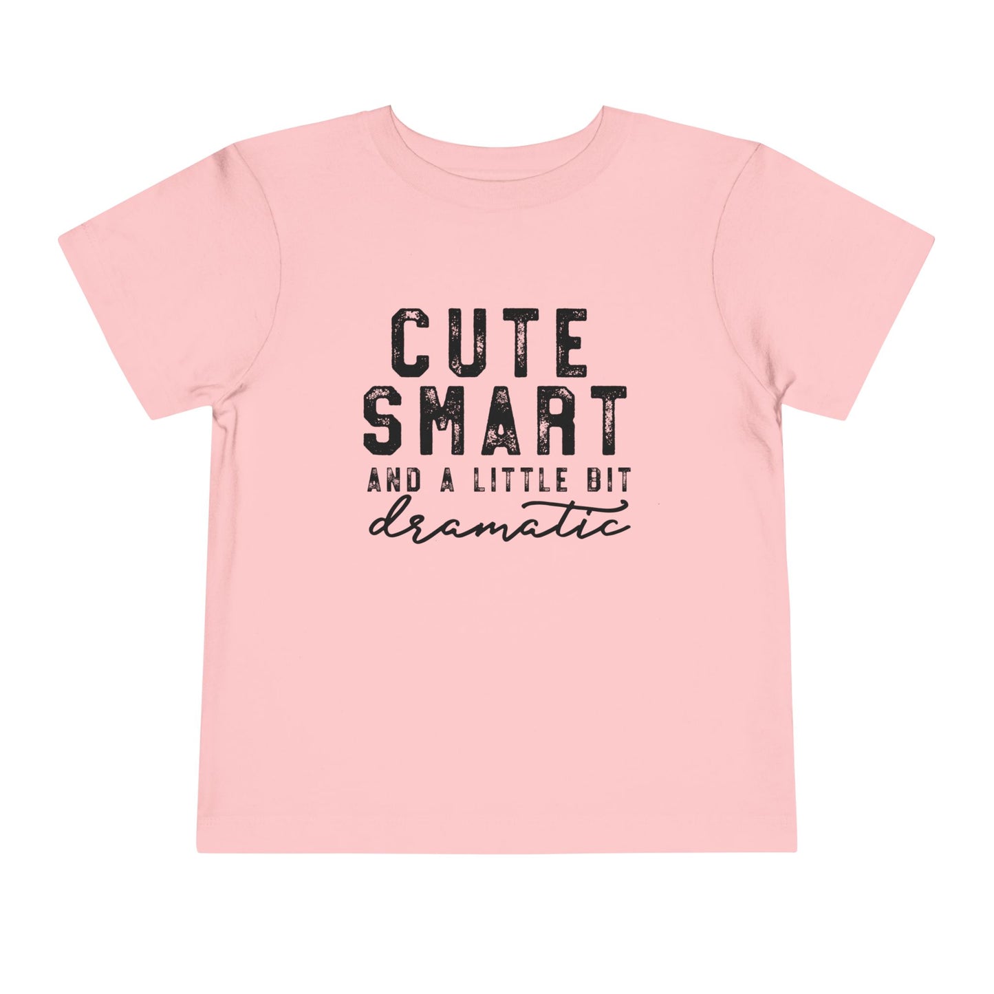 Cute & Smart Toddler Short Sleeve Tee - Fun Gift for Kids, Birthday Outfits, Playtime Apparel, Unique Toddler Fashion