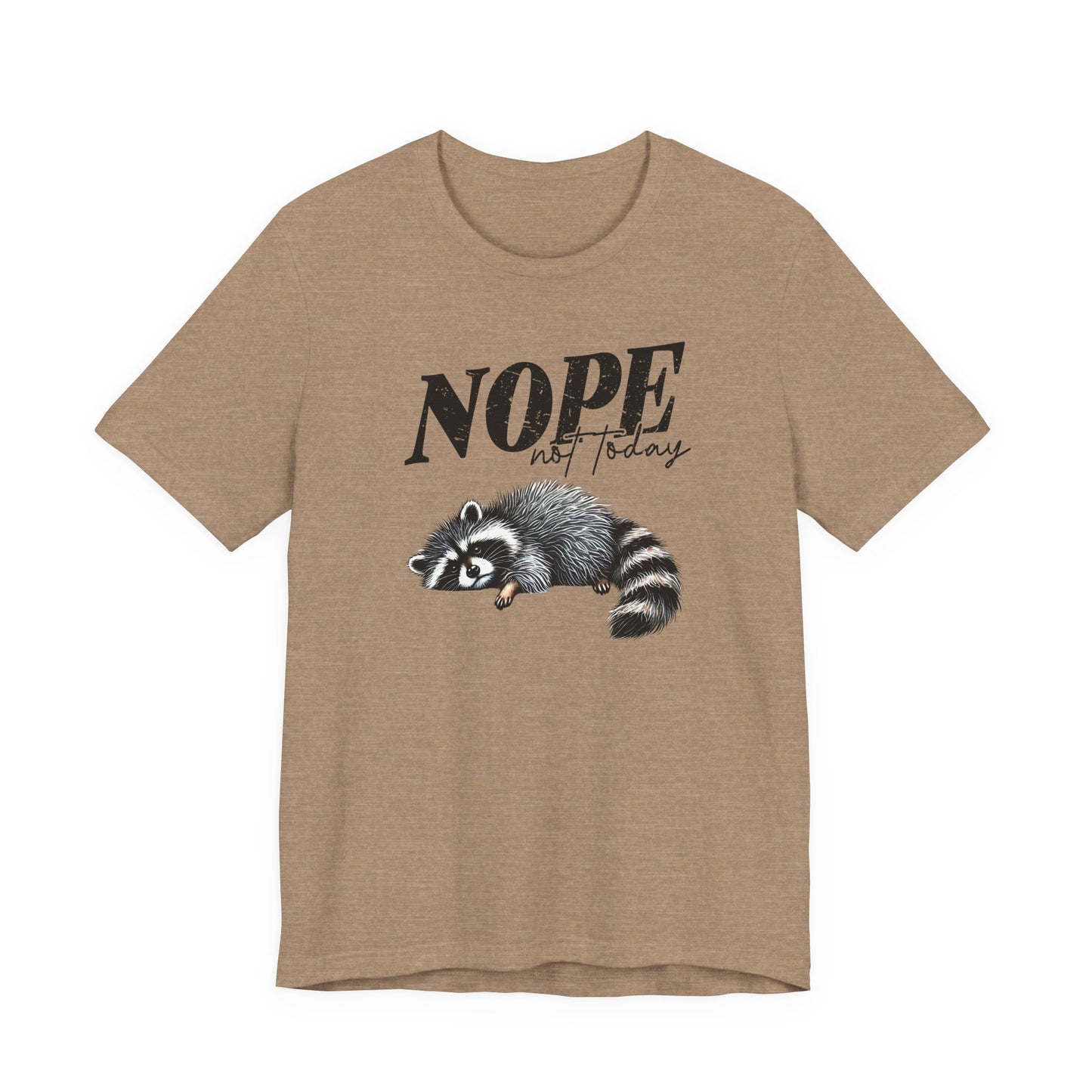 Funny Raccoon Tee | Unisex Jersey Short Sleeve Tee, Gift for Animal Lovers, Casual Wear, Eco-friendly Clothing, Humorous Gift