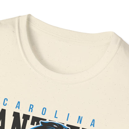 Panthers Logo Unisex Softstyle T-Shirt, Football Fan Tee, Game Day Shirt, Sports Apparel, Casual Wear, Gift for Fans