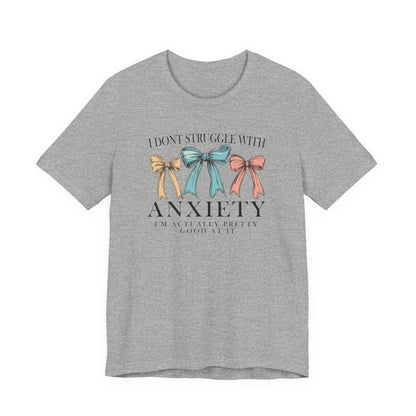 Anxiety Awareness Tee, Comfortable Unisex Shirt, Support Mental Health, Empowering Gift, Everyday Casual Wear