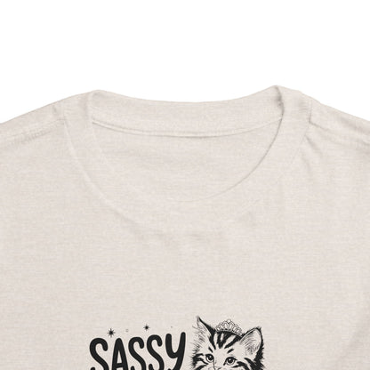 Sassy Little Soul Toddler Tee, Kids Playwear, Cute Cat Shirt, Birthday Gift, Toddler Fashion