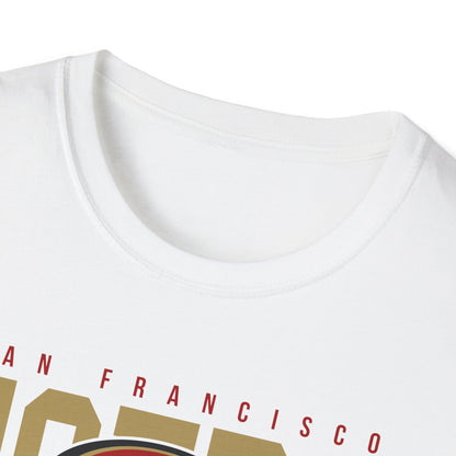 San Francisco 49ers Unisex Softstyle T-Shirt, NFL Fan Apparel, Game Day Tee, Sportswear, Gift for Football Lovers, Casual Style