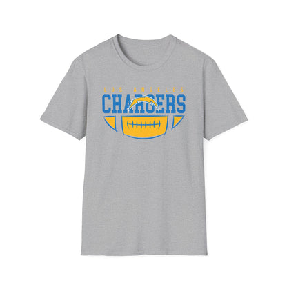 Unisex Softstyle T-Shirt - Chargers Football Pride, Casual Wear, Game Day Tee, Sports Fan Shirt, Gift for Him/Her