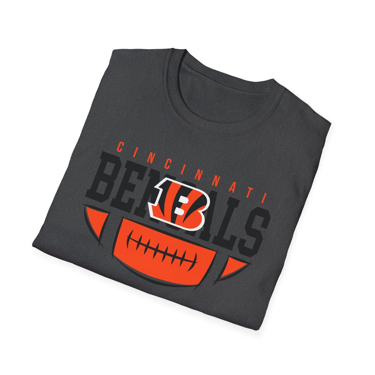 Cincinnati Bengals Fan T-Shirt, Unisex Softstyle Tee, Game Day Shirt, Sports Apparel, Casual Wear