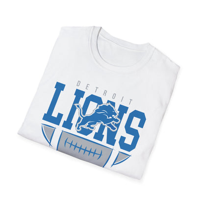 Detroit Lions Unisex Softstyle T-Shirt, Football Fan Tee, Game Day Shirt, Sports Apparel, NFL Merchandise