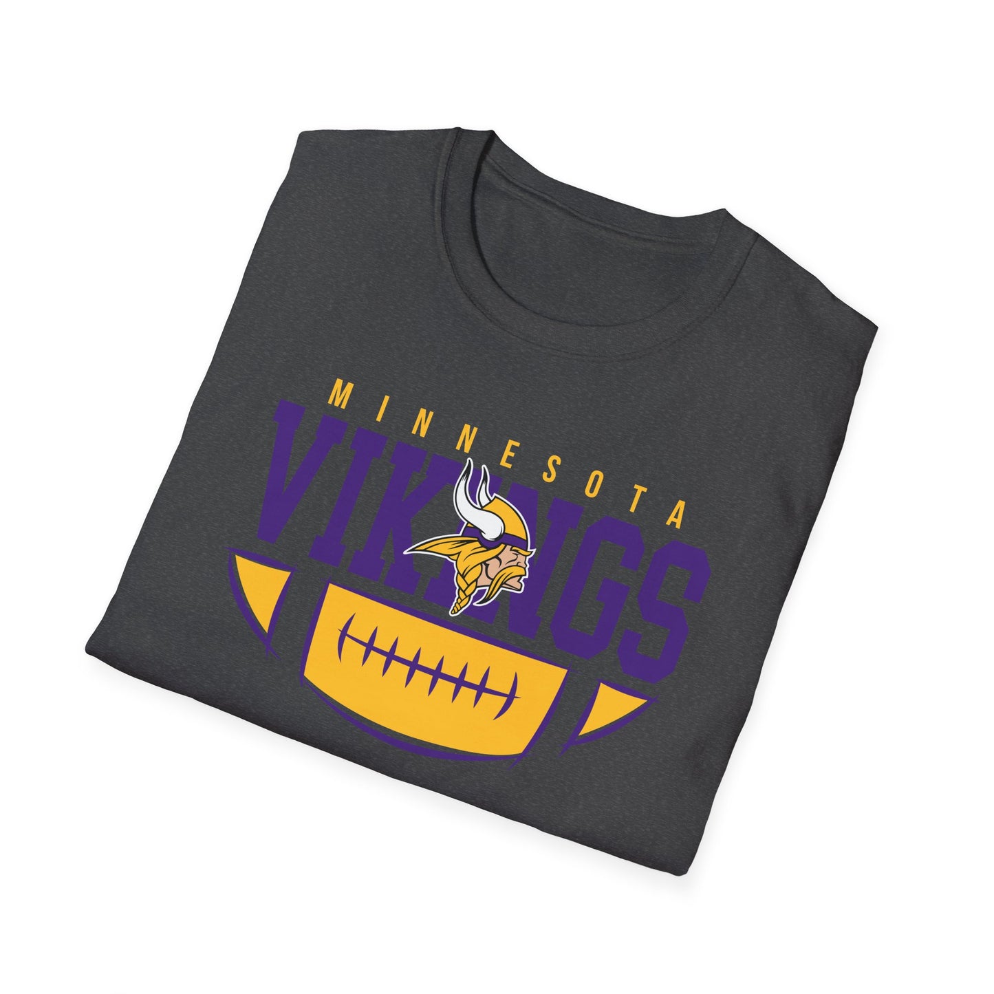 Minnesota Vikings Unisex T-Shirt - Softstyle Tee for Fans, Game Day Outfit, Unique Gift, Sports Apparel, Team Merchandise
