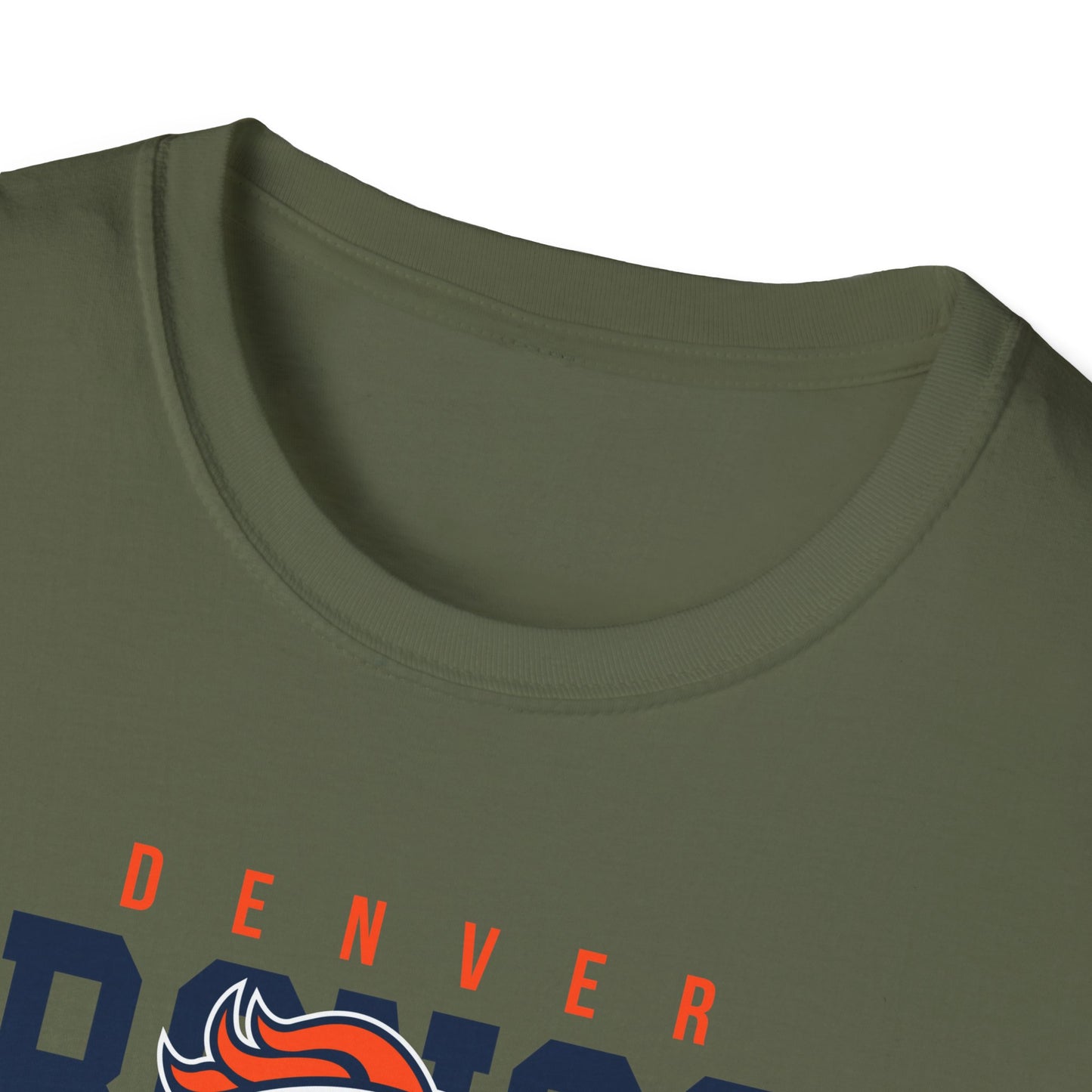 Denver Broncos Unisex Softstyle T-Shirt, Football Tee, Game Day Shirt, Sports Apparel, Fan Gear, Gift for Sports Lovers