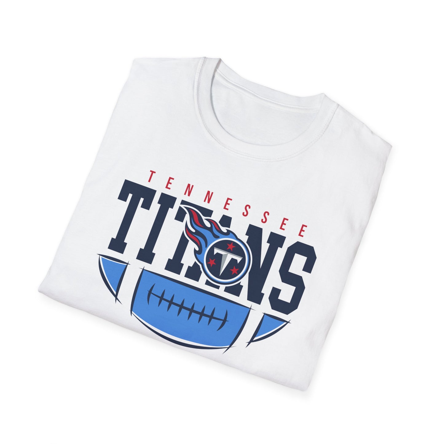 T-Shirt with Tennessee Titans Graphic, Perfect for Game Day, Sports Fans, Casual Wear, Gift for Him or Her, Unisex Apparel