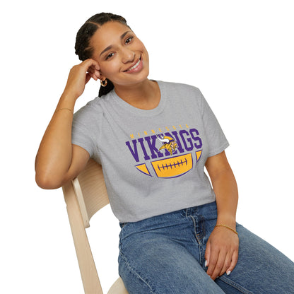 Minnesota Vikings Unisex T-Shirt - Softstyle Tee for Fans, Game Day Outfit, Unique Gift, Sports Apparel, Team Merchandise
