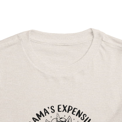 Mama's Expensive Little Bestie Toddler Tee, Cute Kids Shirt, Fun Toddler Apparel, Gift for Mom, Birthday Outfit, Summer Playwear