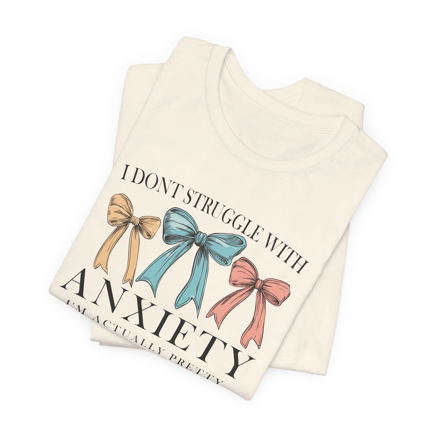 Anxiety Awareness Tee, Comfortable Unisex Shirt, Support Mental Health, Empowering Gift, Everyday Casual Wear