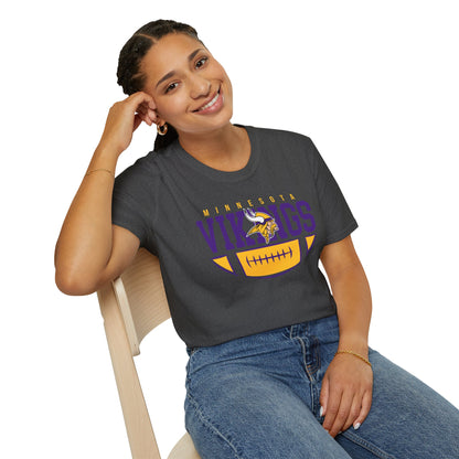 Minnesota Vikings Unisex T-Shirt - Softstyle Tee for Fans, Game Day Outfit, Unique Gift, Sports Apparel, Team Merchandise