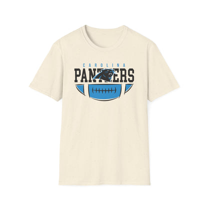 Panthers Logo Unisex Softstyle T-Shirt, Football Fan Tee, Game Day Shirt, Sports Apparel, Casual Wear, Gift for Fans