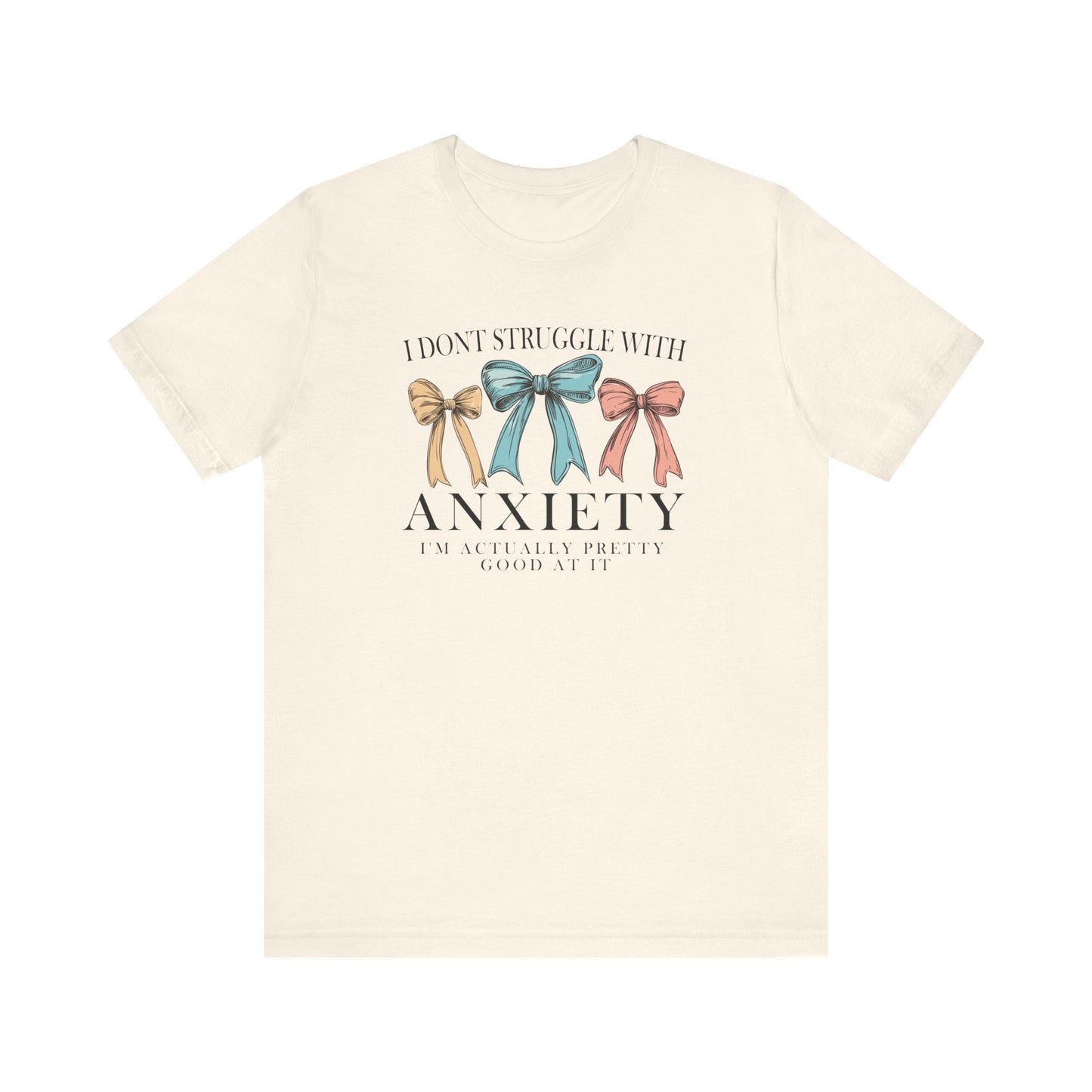 Anxiety Awareness Tee, Comfortable Unisex Shirt, Support Mental Health, Empowering Gift, Everyday Casual Wear