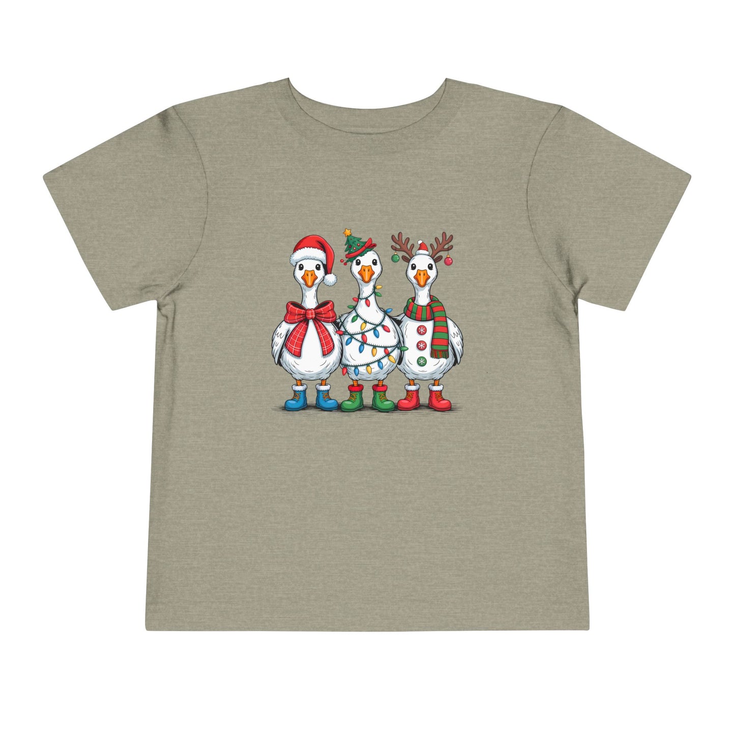 Toddler Tee — Cute Christmas Penguins Trio Holiday Shirt