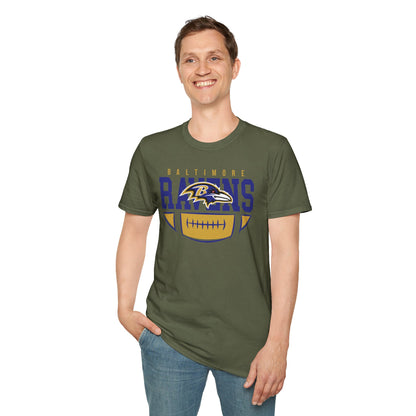 Baltimore Ravens Softstyle T-Shirt, Casual Sports Tee, Gift for Fans, Game Day Apparel, Unisex T-Shirt, Team Spirit Wear