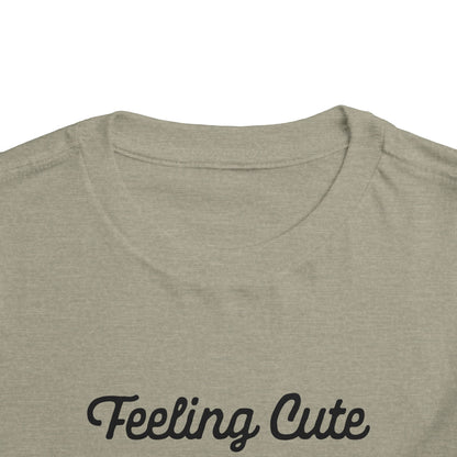 Funny Toddler Tee - "Feeling Cute, Might Throw a Tantrum Later, IDK" - Cute Baby Shirt, Kids Humor, Playful Gift, Funny Baby Clothes, [...]