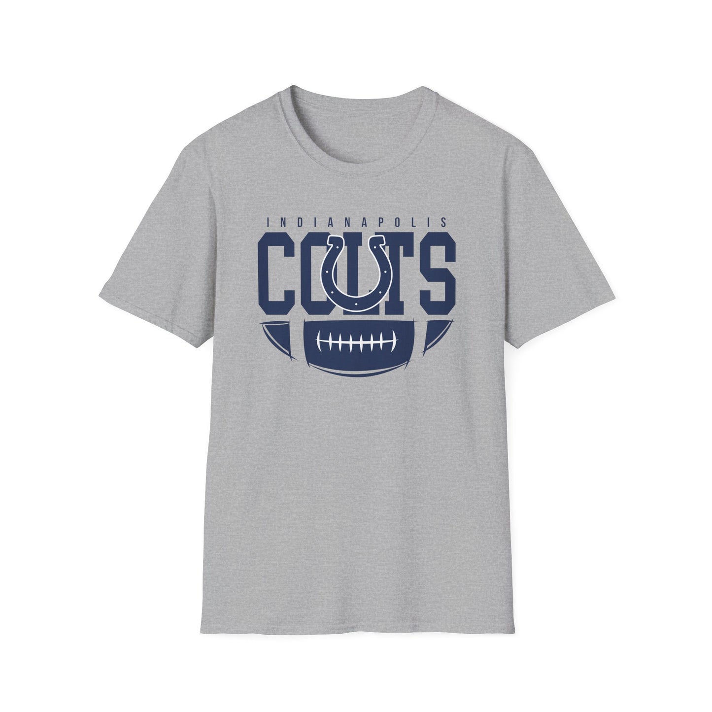 Indianapolis Colts Unisex Softstyle T-Shirt, Football Tee, Game Day Apparel, Casualwear, Sports Fan Gear, Gift for Him/Her