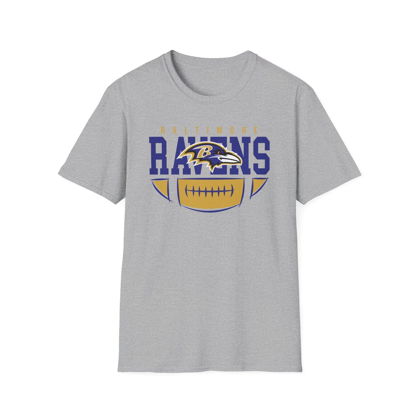 Baltimore Ravens Softstyle T-Shirt, Casual Sports Tee, Gift for Fans, Game Day Apparel, Unisex T-Shirt, Team Spirit Wear
