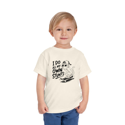 Cool Toddler Tee with Funny Skating Design, Kids Graphic Tee, Gift for Skateboard Lovers, Toddler T-Shirt for Boys, Fun Birthday Shirt